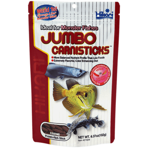 Hikari Nourriture Hikari Jumbo Carnisticks - 182g - Nourriture pour poissons carnivores 0042055216289 A3020422