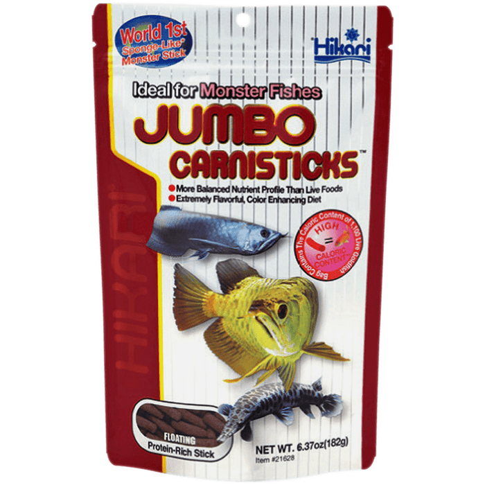 Hikari Nourriture Hikari Jumbo Carnisticks - 182g - Nourriture pour poissons carnivores 0042055216289 A3020422