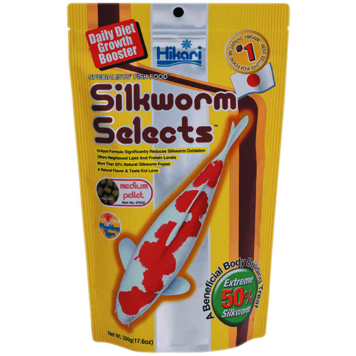 Hikari Nourriture Hikari Silkworm Selects - Medium 500gr - Aliment à base de vers à soie 42055076425 03020244