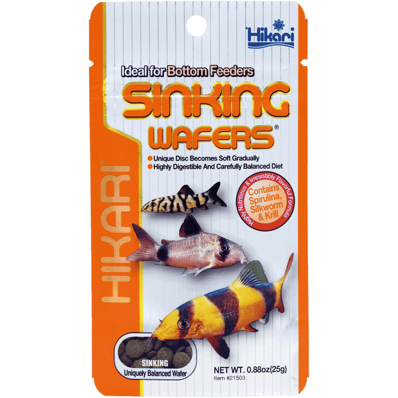 Hikari Nourriture Hikari Sinking Wafers - 25g - Nourriture pour poissons tropicaux 0042055215039 A3020355