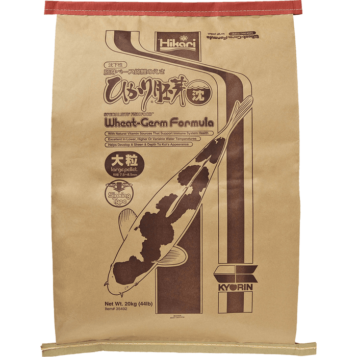 Hikari Nourriture Hikari Wheat-Germ Coulant - Large 20kg - Facile à digérer, même en hiver ! 4971618354921 03020235