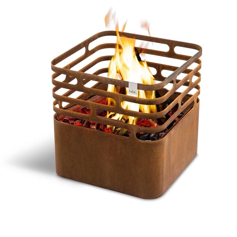 Hofats CUBE Brasero rouille