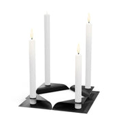 Hofats SQUARE CANDLE Ensemble de Bougeoirs (4Pcs)