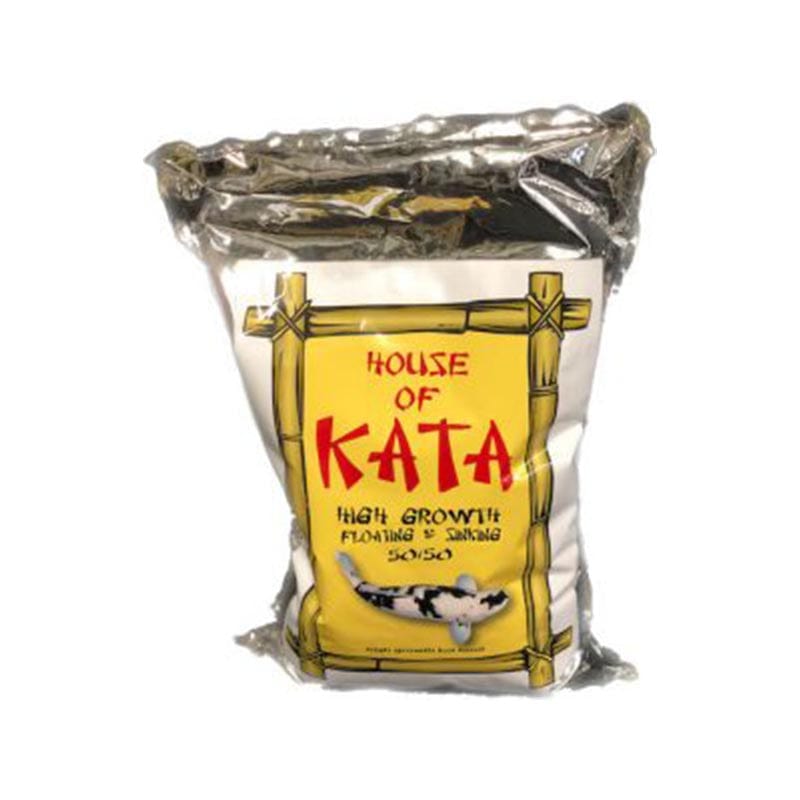 50/50 - House of Kata - Nourriture 50% coulante / 50% flottante pour faciliter la digestion des carpes koïs en hiver