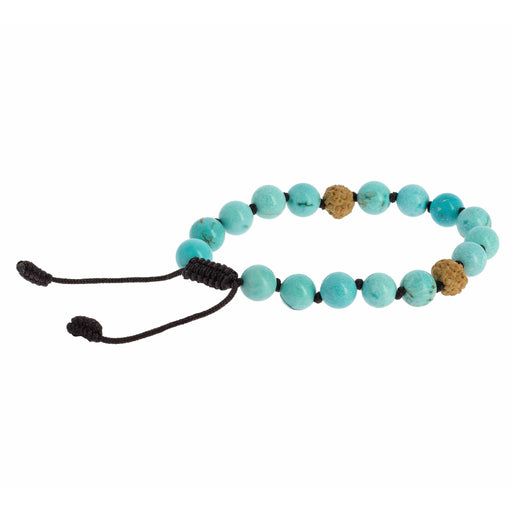 Iwachu Malas Japonais Bracelet-mala Turquoise Tibétaine BI269