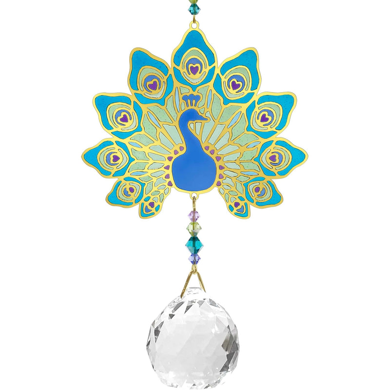 Iwachu Cristal Feng Shui Pavo Real CR64