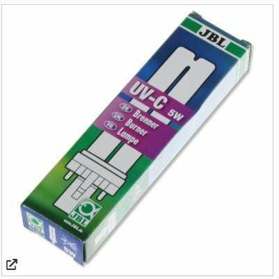 JBL Ampoules UV JBL AquaCristal UV-C - 5W - Lampe UV pour Aquarium 4014162603050 6030500
