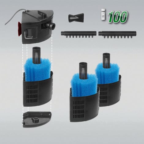 JBL Filtres pour aquarium JBL CristalProfi i100 Greenline - Filtre intérieur pour aquarium de 90 à 160 litres 4014162609731 6097400