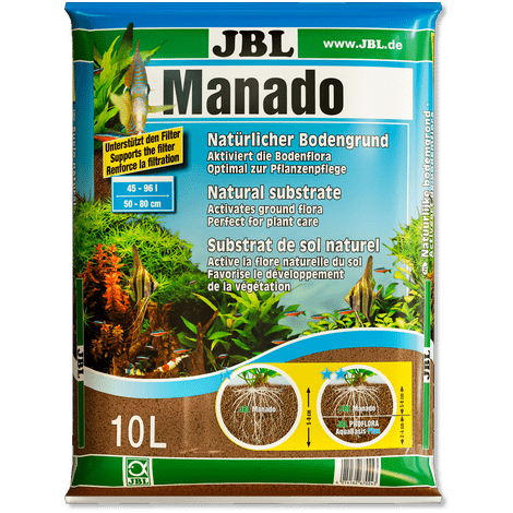 JBL JBL Manado 10l - Substrat de sol naturel pour aquariums d'eau douce 4014162670243 6702400