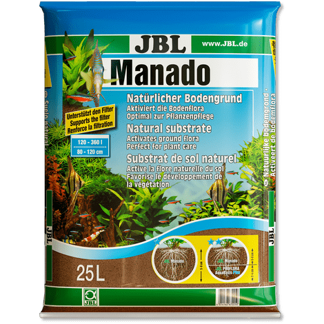 JBL JBL Manado 25l - Substrat de sol naturel pour aquariums d'eau douce 4014162670250 6702500