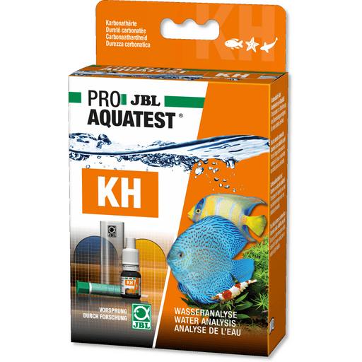 JBL Analyse d'eau JBL Pro Aquatest KH - Dureté carbonatée - Test à gouttes pour bassins et aquariums 4014162241108 2411000