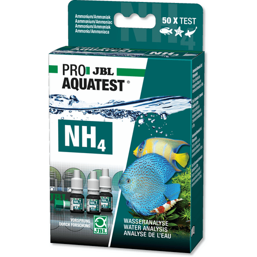 JBL Analyse d'eau JBL Pro Aquatest NH4 - Ammonium - Test à gouttes pour bassins et aquariums 4014162241214 2412100