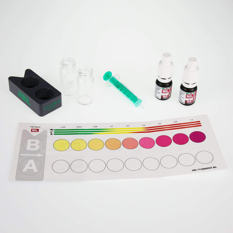 JBL Analyse d'eau JBL Pro Aquatest NO2 - Nitrites - Test à gouttes pour bassins et aquariums 4014162241238 2412300