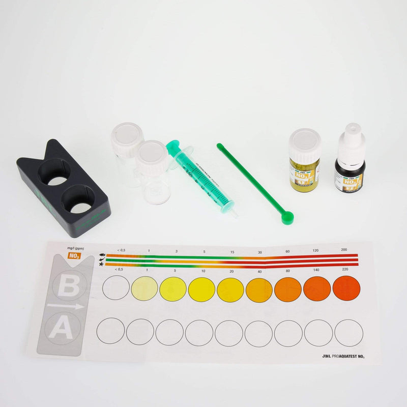 JBL Analyse d'eau JBL Pro Aquatest NO3 - Nitrates - Test à gouttes pour bassins et aquariums 4014162241252 2412500