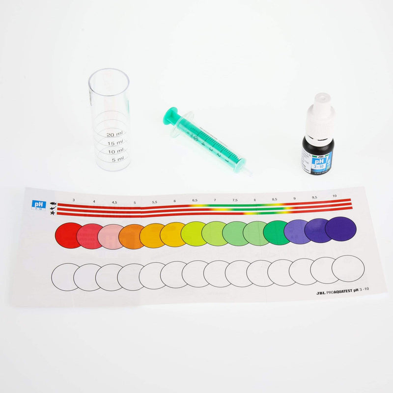 JBL Analyse d'eau JBL Pro Aquatest pH 3.10-10.0 - Acidité - Test à gouttes pour bassins et aquariums 4014162241016 2410100