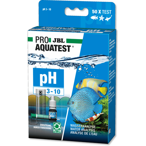 JBL Analyse d'eau JBL Pro Aquatest pH 3.10-10.0 - Acidité - Test à gouttes pour bassins et aquariums 4014162241016 2410100