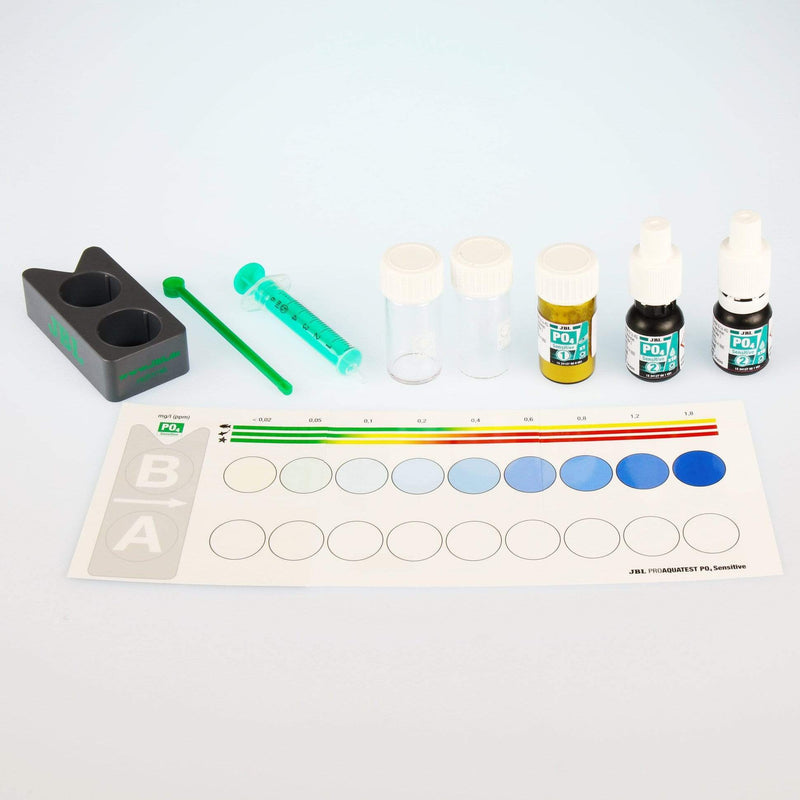 JBL Analyse d'eau JBL Pro Aquatest PO4 - Phosphates - Test à gouttes pour bassins et aquariums 4014162241276 2412700