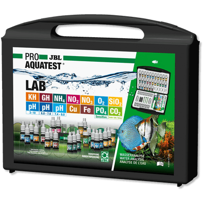 JBL Pro Aquatest Lab - Valise d'analyse complète pour bassin et aquarium (13tests)