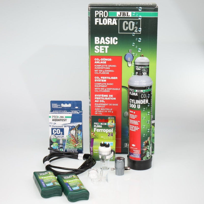 JBL JBL PROFLORA CO2 BASIC SET U Kit complet de fertilisation au CO2 avec bouteille à usage unique, pour des plantes d’aquarium belles et vigoureuses 4014162646309 6463000