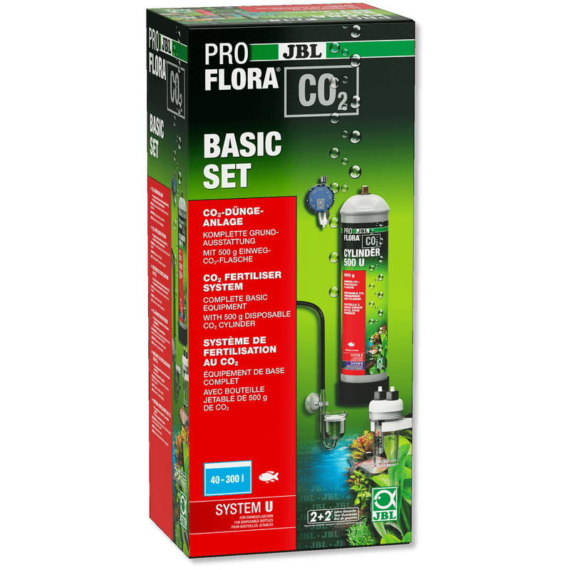 JBL JBL PROFLORA CO2 BASIC SET U Kit complet de fertilisation au CO2 avec bouteille à usage unique, pour des plantes d’aquarium belles et vigoureuses 4014162646309 6463000