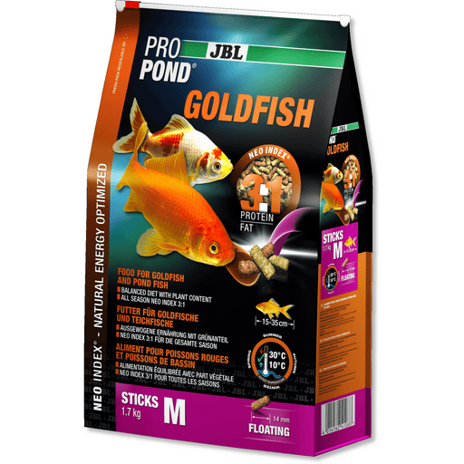 JBL JBL ProPond Goldfish - Medium 1.7KG - Bâtonnets pour poissons rouges moyens ou grands 4014162412683 4126800