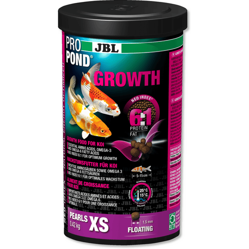 JBL JBL ProPond Growth - Extra Small 0.42kg - Aliment spécial croissance pour koïs de très petite taille 4014162055026 4135781