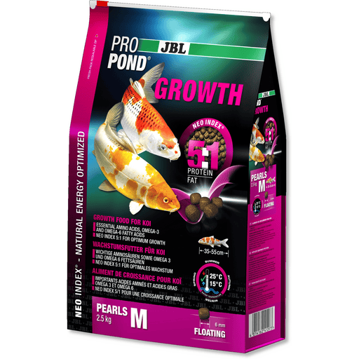 JBL JBL ProPond Growth - Medium 2.5kg - Aliment spécial croissance pour koïs de taille moyenne 4014162412973 4129700