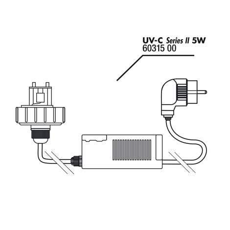 JBL Without Descri JBL Couvercle avec transformateur pour UV-C 5W 4014162603159 6031500