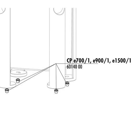 JBL Without Descri JBL CP e4/7/9/1500/1,2 4 tamp. caout. cuve 4014162601407 6014000