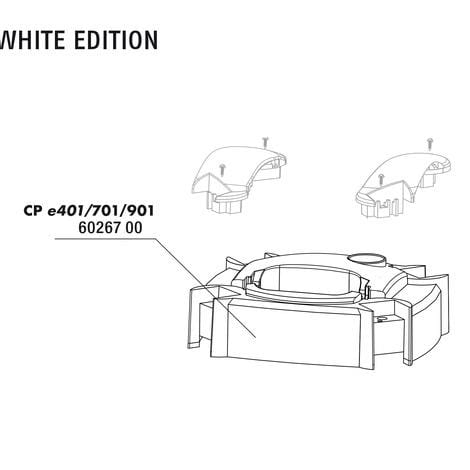 JBL Without Descri JBL CP e4/7/901 Couvercle tête de pompe WHITE * 4014162602671 6026700