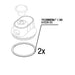 JBL Without Descri JBL ProCristal i30 Joint torique 2x 4014162610263 6102600