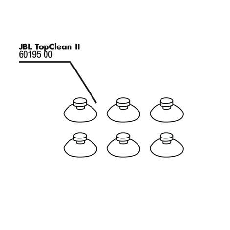 JBL Without Descri JBL TopClean Ventouse (6x) 4014162601957 6019500