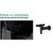 Nature Garden Robinet en polyéthylène Noir - Pour sortie de cuve d'eau de pluie (avec passage de paroi) 8711338704080 6070408