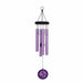 Nature's Melody Carillons Carillon mauve chakra de la couronne - 60CM MDC24CR