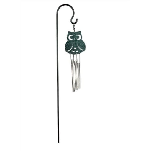 Nature's Melody INC Carillon à vent - Musical Stake Chime - Hibou
