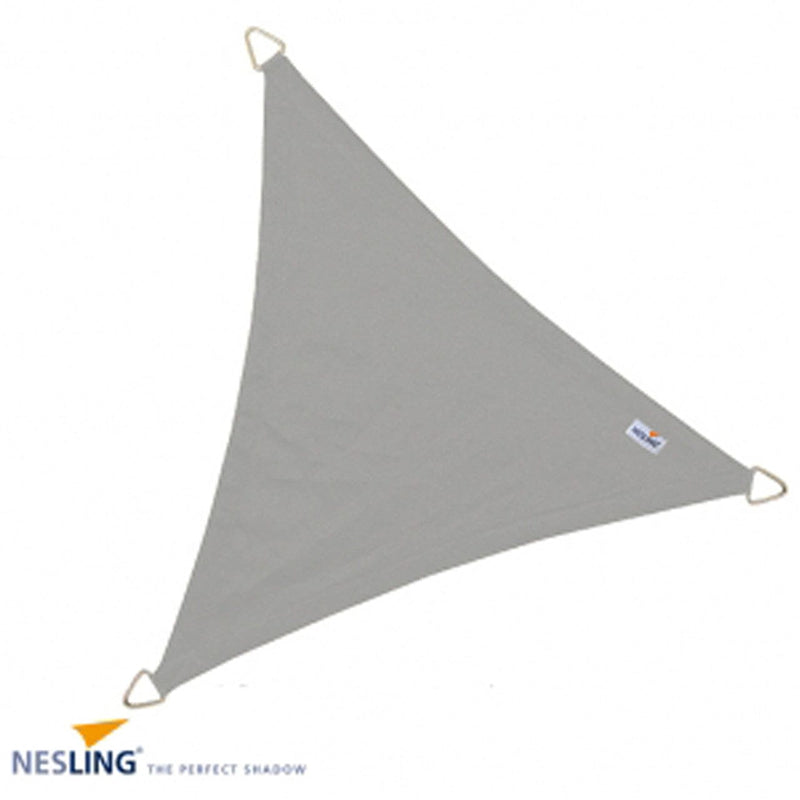 Nesling Toile d'ombrage triangle 4M x 4M x 4M - Couleur Gris 8717677460571 N506-022-34