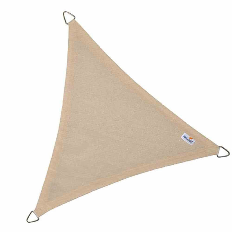 Nesling Toile d'ombrage triangle 5M x 5M x 5M - Couleur Crème 8717677460533 N508-082-35