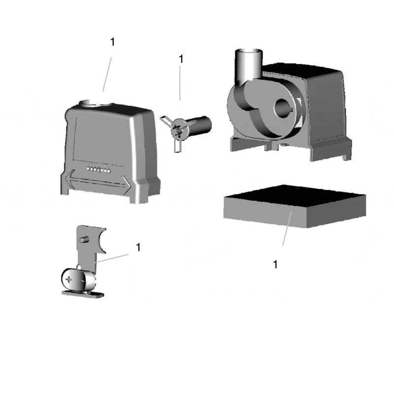 Oase Living Water 1. Set de pièces de rechange Aquar.Uni.440 Pièces détachées pour Aquarius Universal Classic 440i 36787