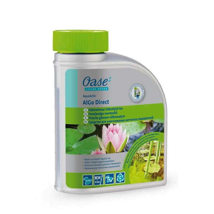 Oase Living Water Produits pour les algues AquaActiv AlGo Direct 500ml - Traite les algues de manière ciblée - Oase 75811