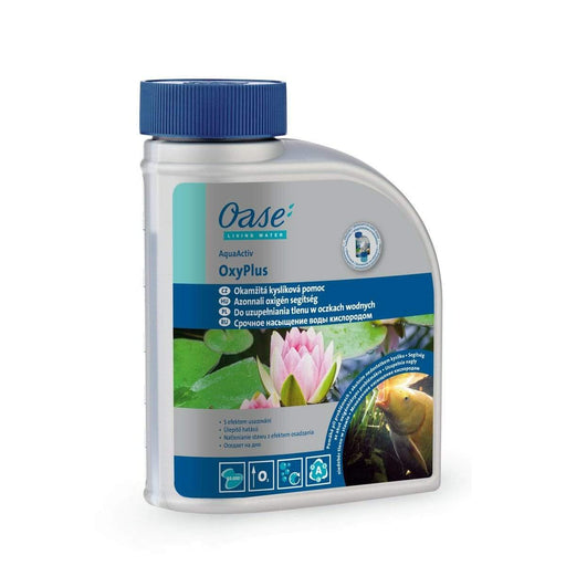 Oase Living Water Produits d'entretien AquaActiv OxyPlus 500ml pour 10m³ - Remède immédiat en cas de manque d'oxygène 75829