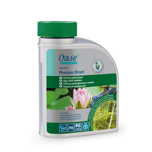 Oase Living Water Produits pour bassin AquaActiv PhosLess Direct 500ml - Elimine le phosphate de l'eau et réduit la croissance des algues - Oase 4010052512846 51284