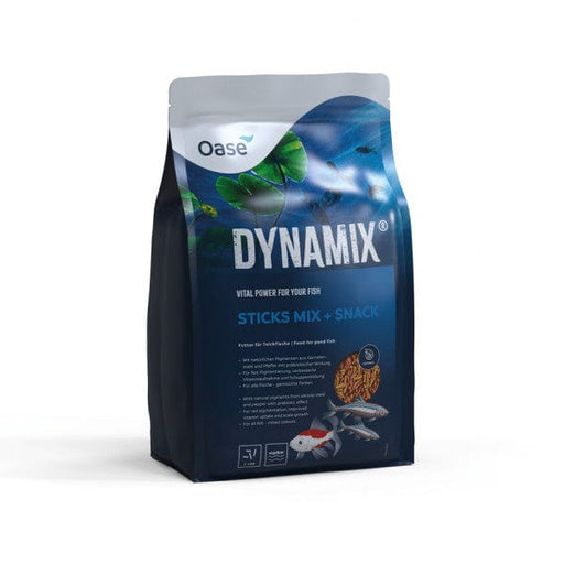 Oase Living Water Nourriture pour poissons DYNAMIX Sticks Mix + Snack 8 litres - Oase