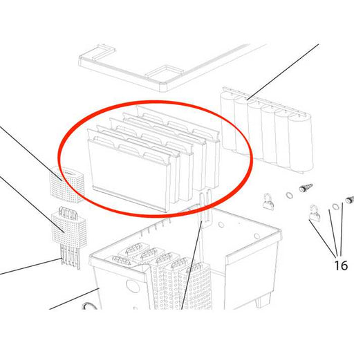 Oase Living Water Pièces détachées FILTRE INFÉRIEUR VERT BIOTEC 30 4010052243115 24311