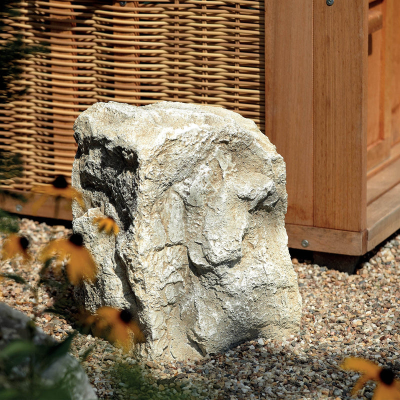 Oase Living Water Gestion électrique InScenio Rock Sand (Couleur Sable) - Cache / Rocher factice pour camouflage d'équipement électrique 4010052504179 50417