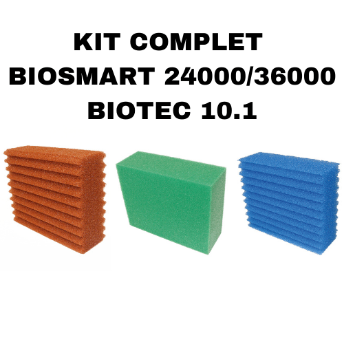 Oase Living Water Mousses de remplacement Kit complet de mousses de remplacement pour BioSmart 24000/36000 & Biotec 10.1 KITBIOSMART36K