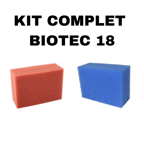 Oase Living Water Mousses de remplacement Kit complet de mousses de remplacement pour Biotec 18 KITCOMPLETBIOTEC18