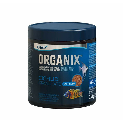 Oase Living Water Nourriture pour poissons ORGANIX Cichlid Granulate M 550 ml - Nourriture pour poissons - OASE 4010052841496 84149