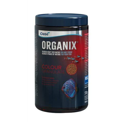 Oase Living Water Nourriture pour poissons ORGANIX Colour Granulate 1000 ml - Alimentation pour poissons colorés - OASE 4010052841182 84118