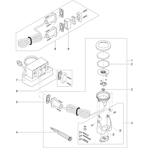 Oase Living Water Pièces détachées pour LunAqua Power LED Set 1