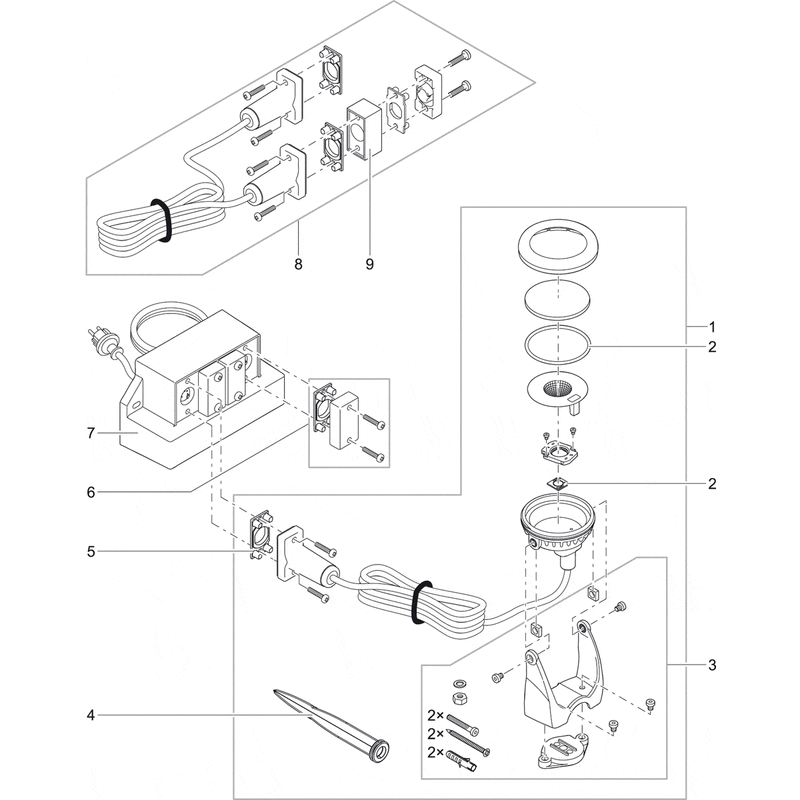 Oase Living Water Pièces détachées pour LunAqua Power LED Set 3